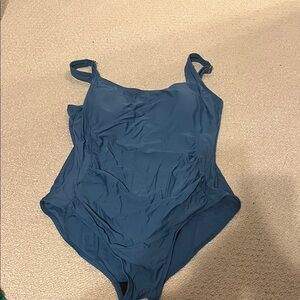 Elegant Teal Blue Women's One Piece Swimsuit